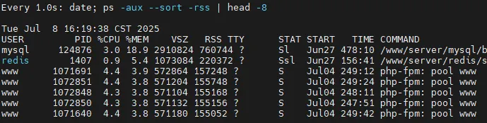 1秒揪出内存大户！Linux运维必备